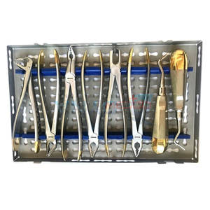 ชุดเครื่องมือผ่าตัดทางทันตกรรมเกรดสูงชุดคีมดึงและลิฟต์สำหรับการทำศัลยกรรมทางปากสแตนเลสแบบมืออาชีพ - Product Image 6