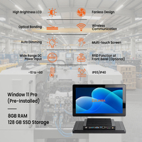 Panel PC impermeable de 15,6 pulgadas con pantalla táctil capacitiva de alto rendimiento para un funcionamiento fiable en cualquier condición