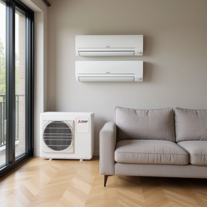 Aires Acondicionados Split de Prueba SMART White MSZ-HR25 y MSZ-HR35VFK MXZ-3HA50 - Product Image 3