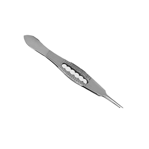 Pince Hoskins de haute qualité droite 0.12mm 1x2 pinces à attacher les dents finition Dall pince à épiler chirurgicale pour les yeux en acier inoxydable - Product Image 4