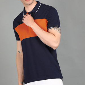 Camisas Elegantes para Hombre con Diseño Personalizado a Rayas y Bloques de Color, Transpirables, con Paneles de Contraste Únicos, para Uso Casual y Semi-Formal - Product Image 5