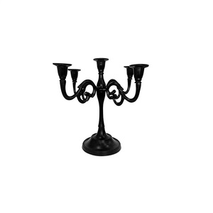 Portavelas de aluminio Menorah para restaurante, boda, hogar, centros de mesa, artículo decorativo, menorah multicolor - Product Image 6