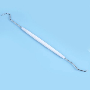 Sonde d'exploration dentaire à double tête de qualité médicale, en acier inoxydable, pour le nettoyage des dents, sonde hygiénique, crochet, outil dentaire - Product Image 5