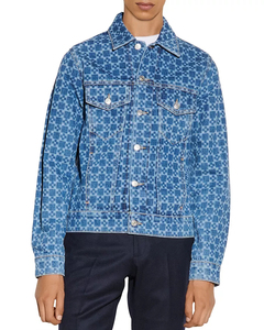 Vestes en jean pour hommes en gros, hiver, logo personnalisé, 100% coton, tendance - Product Image 1