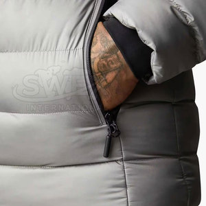 2025 <b>Top</b> Selling Custom Design Men Hooded <b>Bubble</b> Winter Jacket Made In High Quality Men Hooded <b>Bubble</b> Winter Jacket - Product Image 4