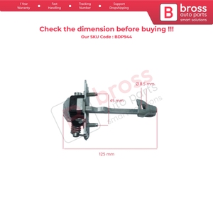 BDP944 Sangle de retenue de charnière de porte avant pour Scudo Jumpy Dispatch Expert Tepee MK2 2007-2016 9181K9 - Product Image 5
