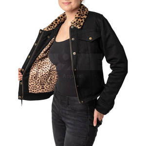 Chaqueta vaquera de punto de temporada de invierno de alta calidad para mujer, último diseño transpirable hecho en Pakistán, venta en línea - Product Image 3