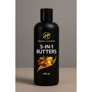 5 en 1 beurres OEM ODM Premium humide organique croissance des cheveux shampooing 400mL Salon de beauté qualité vitamine extrait de plante fabriqué bio - Product Image 1