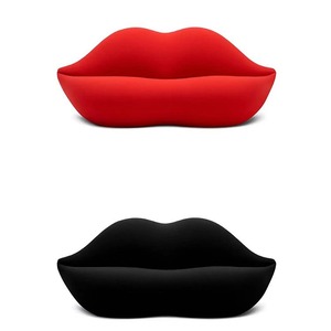 Sofá Modular Chesterfield en Forma de L de Tres Plazas con Tapicería de Tela Negra de Diseño Italiano, Moderno y con Almacenamiento, Atractivo para Ambos Sexos - Product Image 1
