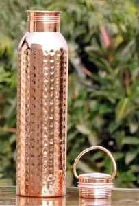 Enamel Printed Copper <b>Bottle</b> Drinking Juices Health Benefits Copper <b>Water</b> Decorative Kitchenware <b>Fruits</b> Juice Storage - Product Image 5