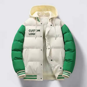 Veste à bulles fonctionnelle unisexe, rembourrage en duvet, chaude, imperméable, à capuche, légère, manteau d'hiver pour l'extérieur, idéal pour les voyages, le travail, la randonnée - Product Image 5