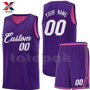 L'uniforme respirable fait sur commande de basket-ball place le nouvel habillement matériel d'équipe de tissu de sublimation pour la vente en gros! - Product Image 2