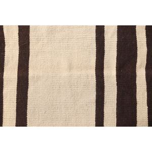 Tapis Kilim, tapis vintage de 2x1,9 pieds, tapis rayé beige - Product Image 5