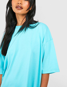 Custom Made 100% cotton Womens Oversized Two-Piece Shirt & Shorts Set Custom Workout & Fitness High-Quality Ladies Short Set - Product Image 3