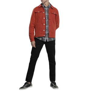 Veste en toile personnalisée pour homme avec bouton utilitaire en tissu de qualité supérieure pour vêtements de travail décontractés et mode extérieure élégante - Product Image 6