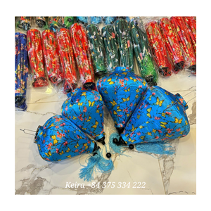 <b>Bamboo</b> Silk Lantern Lightweight <b>Bamboo</b> Frame Silk Shade Accent Lighting for Resort Lobby Design Vietnam - Product Image 1