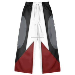 Ensemble survêtement homme personnalisé en polyester imperméable et réfléchissant avec veste zippée coupe-vent et pantalon de sport – Vente en gros - Product Image 5