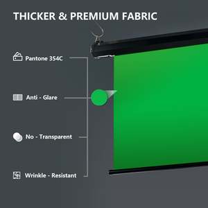 ฉากหลังกรีนสกรีนแบบมอเตอร์ดึงลงได้ ขนาด 6.7 x 7.2 เมตร - Product Image 4