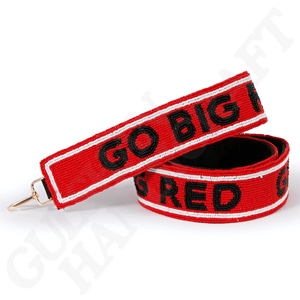 Bông màu xanh da cam chính thức được cấp phép may vá Trường Đại Học illinois 'chiến đấu illini' dây đeo ví đính cườm - Product Image 3