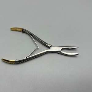 Instruments chirurgicaux orthopédiques Rongeur manuel en acier inoxydable de haute qualité Chirurgie générale incurvée droite à Double articulation osseuse - Product Image 4