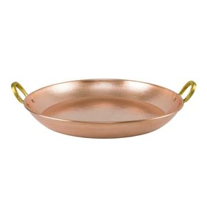 Rectangular <b>gold</b> finish brass <b>tray</b> for <b>serving</b> gifting decoration perfect for Ramadan festive decor luxury accent and tabletop - Product Image 2