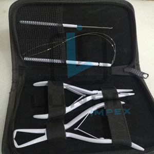 New Professional <b>Hair</b> <b>Extension</b> <b>Tools</b> Stainless Steel <b>Hair</b> <b>Extension</b> Pliers Sets Kit With Available Custom Logo Branding - Product Image 2