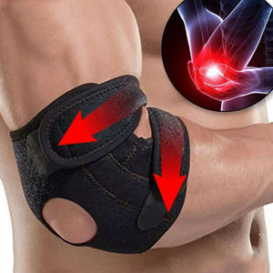 Codo de neopreno resistente de algodón blanco con logotipo personalizado y color, tipo suave para levantamiento de pesas - Product Image 5