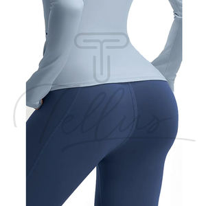 Leggings de yoga pour femmes personnalisés élégants, décontractés d'hiver, antibactériens, de qualité supérieure, best-seller, longueur genou - Product Image 2