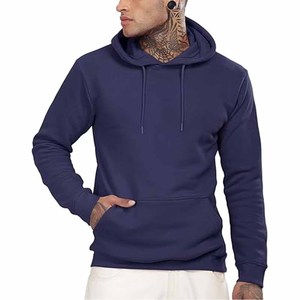 100% coton noir sweat à capuche personnalisé hommes pull survêtement survêtement unisexe Logo personnalisé sweat à capuche en éponge française - Product Image 1