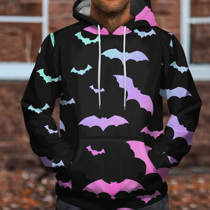 Venta al por mayor de invierno de alta calidad 450 Gsm Warm good selling men sudaderas con capucha impresas Custom Screen Print Logo Men's Pullover Hoodies - Product Image 4