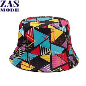 New arrival Good Quality Custom <b>Your</b> Pattern All Over Print Bucket Hats Comfortable Cotton Sun Hats Made in Bangladesh - Product Image 1