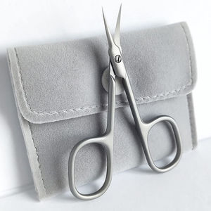 กรรไกรตัดเล็บมืออาชีพ ใบมีดโค้งคม ทำจากสแตนเลส ทนทาน ดีไซน์ทรงเหลี่ยม สำหรับดูแลหนังกำพร้า ราคาสุดคุ้ม - Product Image 1