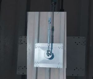 Système d'ancrage horizontal fixe en acier inoxydable OMKAR avec anneau en D, boucle à connexion rapide, longueur réglable, capacité 180 kg - Product Image 1