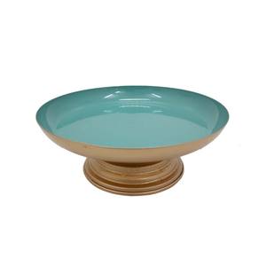 Présentoir à gâteau de forme ronde en métal à un étage fini doré au design antique pour anniversaire, événement, fête, vente en gros en vrac - Product Image 6