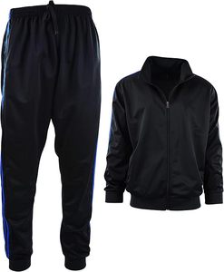 Ensemble de survêtements d'hiver unisexe à motif solide et personnalisé, 2 pièces - Product Image 3