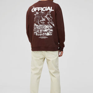 Vente en gros 2025 Nouveau Unisexe Polaire Col Ras Du Cou Sweats À Manches Longues Hommes Pull Jersey Hommes Sweat Sans Capuche - Product Image 3