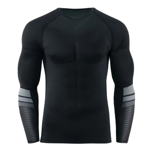 Vêtements de sport pour hommes, t-shirt de compression athlétique à manches longues, sous-vêtement de sport pour hommes, t-shirt de fitness pour hommes, vêtements de sport pour hommes, t-shirts de compression - Product Image 4