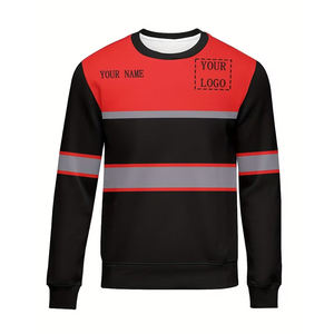 Sudadera de Trabajo de Alta Visibilidad Personalizable para Hombre, de Algodón, Reflectante, para Invierno - Product Image 5