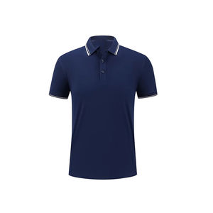 Polo de golf en maille de coton doux brodé avec logo à manches courtes personnalisé t-shirt de golf polos Camisas pour hommes - Product Image 1