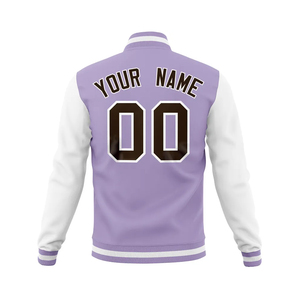 Chaquetas de béisbol Varsity Bomber personalizables para hombres y mujeres, nombre bordado personalizado, soporte de número, calle principal para invierno - Product Image 4