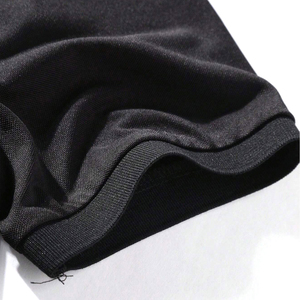 Couleur noire bonne vente hommes vêtements de rue Service OEM meilleur dernier imprimé coton tricot grande taille polo pour hommes - Product Image 5