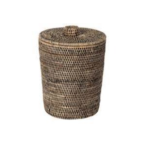 Panier de rangement vintage en rotin de qualité supérieure à 4 compartiments en forme de cube inspiré de l'art rustique avec poignée de l'Inde - Product Image 6