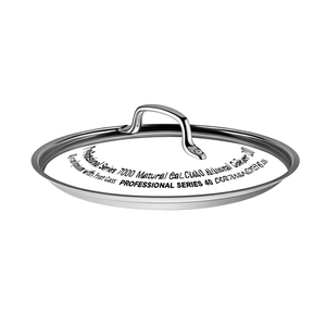 Tapa de aluminio para olla de la serie profesional 7000, color plata natural, 40 cm, con cristal flotado, SERIE PROFESIONAL 7058 40 - Product Image 2