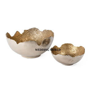 Bol à chocolat en acier avec base en bois Nouveau bol à chocolat fait à la main de belle qualité - Product Image 3