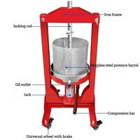 Presse en acier inoxydable Lard commercial Mûrier Miel Vin lies Thé Vanille Fruits Légumes Café Résidus Presse-agrumes Machine