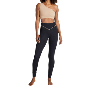 Wholesale Comfortable solid women sport <b>gym</b> One shoulder design Woman Sport Yoga <b>Sets</b> with OEM service - Product Image 4