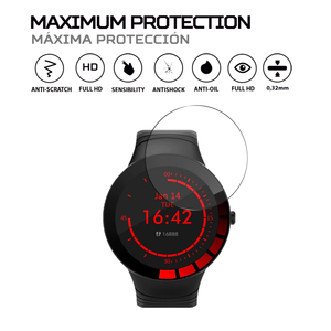 ฟิล์มกันรอยหน้าจอสมาร์ทวอทช์แบบกันกระแทกสำหรับเคส Kingwear E3 พรีเมียม พร้อมคุณสมบัติการดูดซับแรงกระแทก - Product Image 2