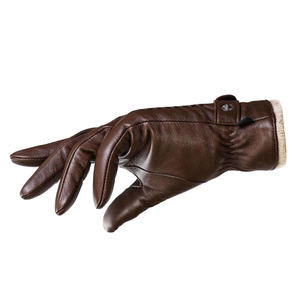 New arrival best Cow Goatskin Grain Leather Fashion <b>Gloves</b> <b>Driver</b> <b>Gloves</b> Anti-Cut Anti-Impact Functions Leather Fashion <b>Gloves</b> - Product Image 3