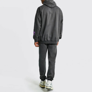 Pakistan Manufacturer Latest Price Screen <b>Printing</b> Acid Wash Tracksuit High Quality Plus Size Men Acid Wash Tracksuits - Product Image 2