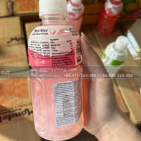 Groothandel Mogu Mogu Lychee-smaak drank met Nata de Coco 320ml fles x 24 flessen